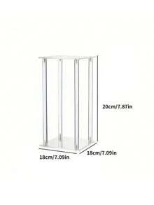 Acrylic Flower Pot Stand, Suitable For Birthday Party, Wedding, Celebration Decoration, Flower Storage And Display. - Transparent - View 9