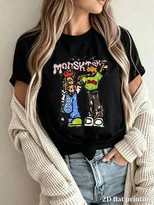 Camisetas de Mujer - Negro - Ver 6