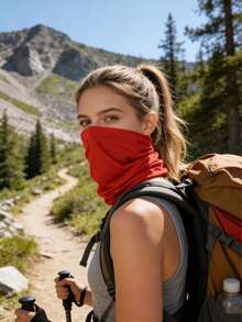 Unisex Sun Protection UV-Resistant Sweat-Wicking Breathable Sand-Proof Dust-Proof Seamless Sports Headband, Suitable For Outdoor Activities: Cycling, Skiing, Hiking, Mountain Climbing, Fishing, Etc., Ski Mask, Suitable For Cycling - Multicolor - View 8