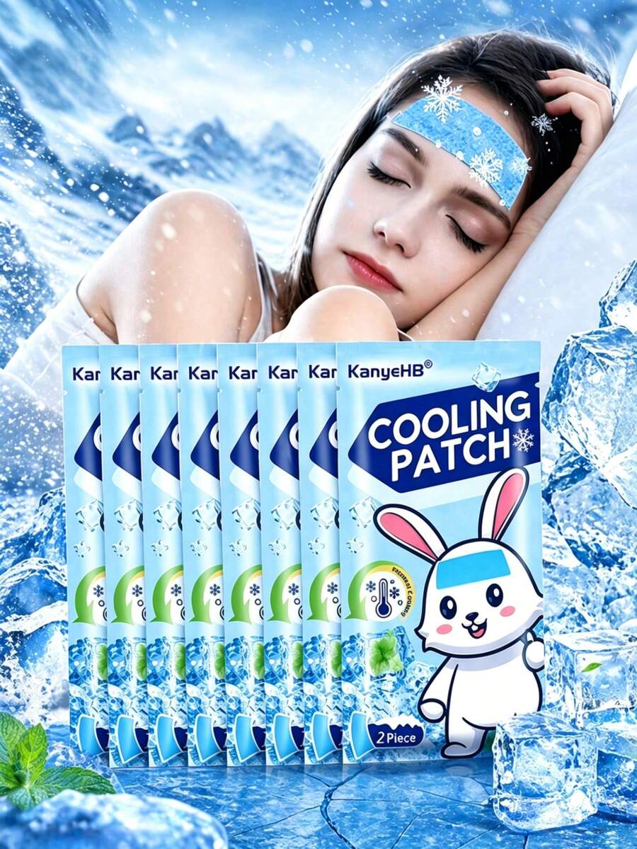 2/10/30pcs Portable Cooling Patch,Summer Cooling Pads,Ice Sticker,Multi-Purpose Ice Pack,Used For Body Cooling,Cold Compress,Suitable For Outdoor Sports,Travel,Beach,Camping,Cooling Accessories,Holiday Essentials,Travel Essentials,Back To School