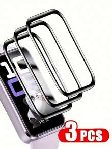 3pcs/Set Película Protectora de Pantalla Para Band 11/11Pro/10/9/8, Material PMMA Película Suave (No de Vidrio), Tacto Suave, Transparente de Alta Definición, Cobertura Completa de Pantalla, Instalación Fácil, Adecuado Para Accesorios de Band - Multicolor - Ver 12