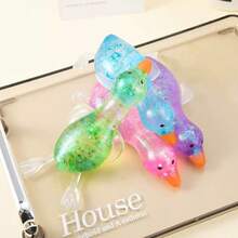 1/3pcs Maltose Crystal Duck Pinching And Relaxing Toy Release Slow Rebound, Squishy Toys, Helps Relieve Stress And Anxiety, Perfect For Birthday Gifts, Classroom Rewards, Party Gifts, Sock Gifts, And Collectible Gifts! - Multicolor - View 7