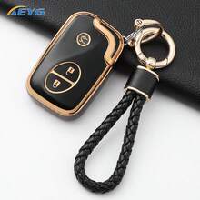 Funda de control remoto de llave de coche de TPU compatible con Lexus GX460 RX350 ES350 IS250 GX460 LX570 IS350 GS430 GS300 GS450h - Lexus C - Ver 10