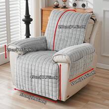 1/2 chiếc Vỏ bọc ghế bành chần bông hiện đại bằng vải nỉ, Vỏ bọc ghế sofa chống trượt thân thiện với vật nuôi mọi mùa - Nhiều màu - Xem 14