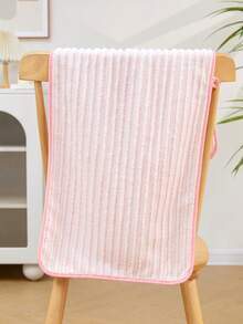 Bathroom, New Coral Fleece Striped Towel Bath Towel, Ultra Soft Absorbent Skin-Friendly, Suitable For Bathroom .Gym .Hotel .Beach Vacation Daily Essential Ideal Choice For Home And Travel - Perfect Gift For Everyone - Multicolor - View 6