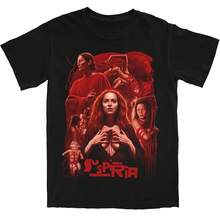 Suspiria Horror Movie Graphic T-Shirt, Retro Style, Classic Cult, Witchcraft, Horror, Streetwear, Cotton, Oversized - 彩色 - 查看 1