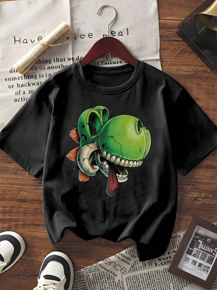 T-Shirts Hommes - Noir - Voir 1