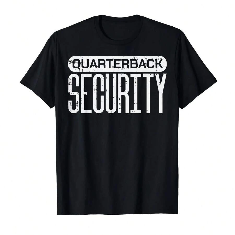 Funny American Football T-Shirt For Linemen, Defense And Offense - Multicolor - View 1