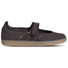 Adidas Originals Samba Jane Women's Casual Sneakers Brown/Gold HQ9495  | Retro Heritage Style, Timeless Silhouette - 棕色 - 查看 1