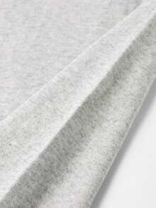 Japanese Women's Spring And Summer Pure Cotton Crew Neck Loose Fit 100 Pieces Simple Print Short Sleeve T-Shirt - Light Grey - View 5