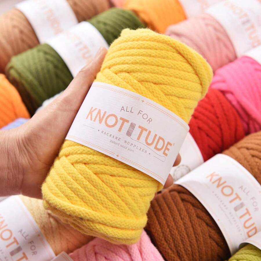 6mm Plush Round Cord 40 Yards/36 Meters Soft Rope Handmade DIY Crochet Bag Weaving Yarn - 6mm Plush Round Rope - View 1
