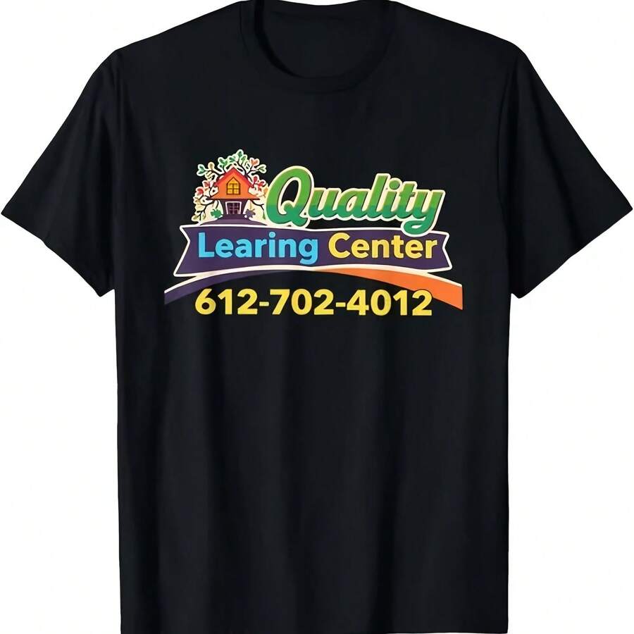 Camiseta unisex divertida del Centro de aprendizaje de calidad de Minneapolis Minnesota - Multicolor - Ver 1