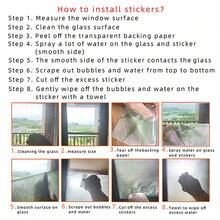 1PC Plaid Window Glass Static Sticker, Removable Privacy Colored Decorative Film, Suitable For Home And Office Bathroom Balcony, Sunshade Sticker, PVC Waterproof, Beautify Glass Window Decor Home Decoration (No Glue) - 1PC - View 8