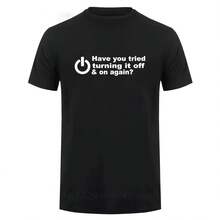 Men's T-Shirts, Funny Birthday Gift For Men, Nerd Programmer, Hacker, Men's Clothing - 彩色 - 查看 1
