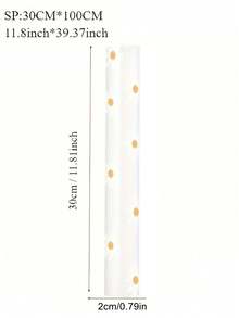 1 Roll Waterproof Anti-Slip Plastic Shelf Liner, Multi-Purpose Cabinet Drawer Refrigerator Tabletop Mat, Daisy Pattern - Multicolor - View 2