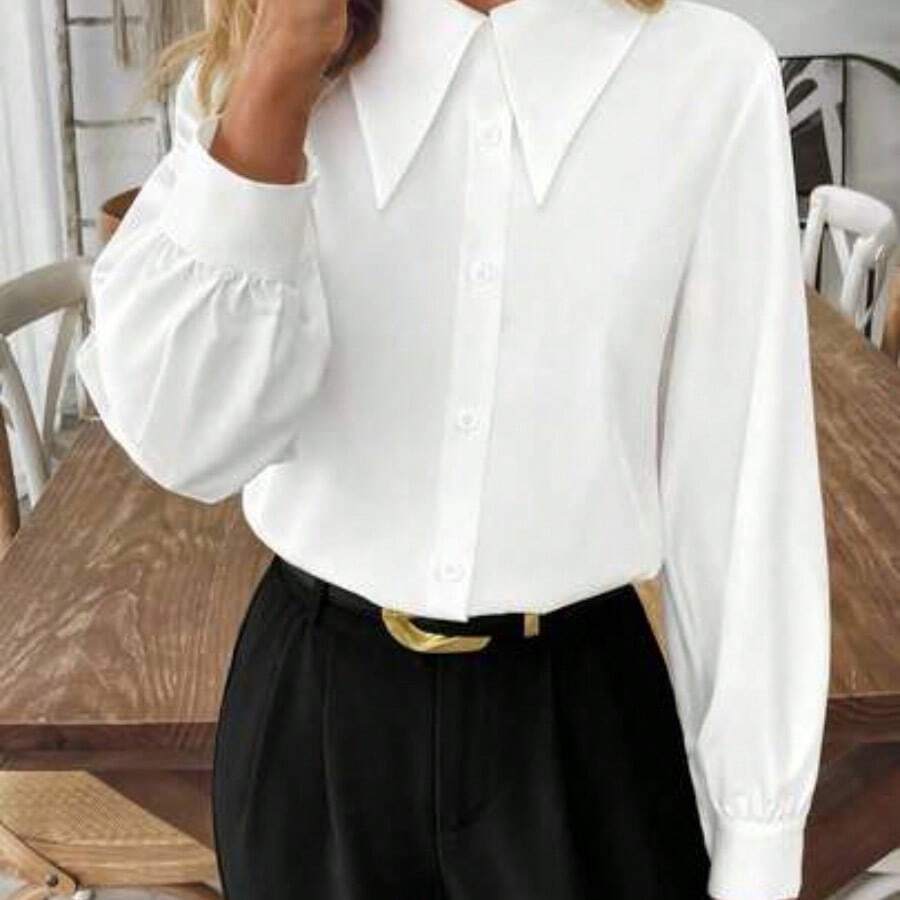 Women Blouses & Shirts - 白色的 - 查看 1