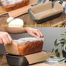 50/100pcs Bread Mold Liners, Baking Parchment Paper, Baking Liners, Bread Pan Liners, Unbleached Bread Pan Liners, Suitable For 9x5 Mold, Non-Stick Cake Mold Liners And Oil-Resistant Rectangular Paper Liners - Multicolor - View 7
