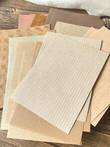 1 Paquete 20 Hojas Papel Decorativo de Textura Natural Material de Fondo Vintage para Collage DIY - BQ923 - Ver 2