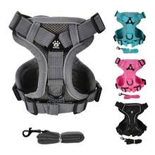 Reflective Dog Harness, Breathable Leash Set For Small And Medium Dogs And Cats, Pet Accessories - White - View 6