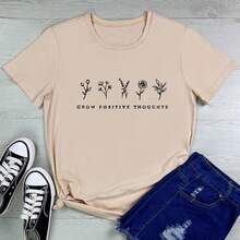 BLACKMYTH Camisetas con Estampados Lindos para Mujer, Tops de Verano - Estilo - Ver 3