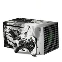 1組 Series X 印花圖案遊戲主機貼紙，防滑耐刮保護控制器創意裝飾貼膜 - 查看 5