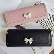 Fashionable Bow Decor Glasses Case, Suitable As A Gift For Friends - Multicolor - View 6