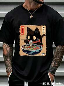 Men T-Shirts - Black - View 6
