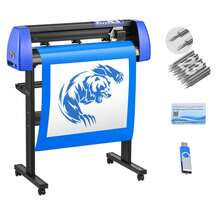 71cm (28") Vinyl Cutter With 20 Blades, 720mm Maximum Paper Feed, Vinyl Cutting Plotter With Heavy-Duty Floor Stand, Adjustable Force And Speed For Sign Making - View 8