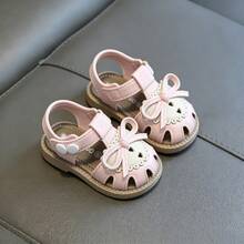 Summer Korean Style Girls Comfortable Sandals Soft Sole Versatile Kids Sandals - Pink - View 5