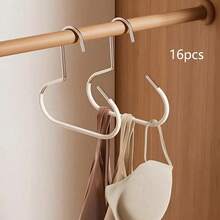 1/4/8/10/16pcs Metal Storage Hook Rack, Includes Belt Rack, Hat Rack, Bra Rack, Tie Rack, Scarf Rack, Suitable For Dorm Closet, Home, Hotel, Portable Travel Hook 1/4/5/8/10/16pcs - Multicolor - View 13