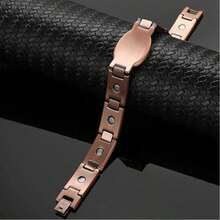 Pulsera De Terapia De Cobre Puro Magnético De Neodimio Para - Marrón - Ver 5