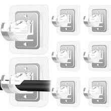Codoule Self Adhesive No Drill Adjustable Curtain Rod Holder Hooks Brackets, Nail Free, No Drilling Hangers For Bathroom, Kitchen, Home, Bathroom And Hotel, Transparent, 8PCS - 8Pcs - View 11