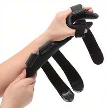 Soft Adjustable Breathable Hand And Wrist Immobilization Splint, Wrist Support Brace, Adjustable Carpal Wrist Guard, Forearm Wrist Joint Stabilizer, Wrist Rest - Black - View 6