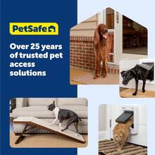PetSafe Sliding Glass Pet Door Security Bar - Easy To Install - Lock Your Sliding Glass Dog Door - Compatible With PetSafe Sliding Glass Pet Doors - For Sliding Glass Doors Up To 72 Wide - White - View 3