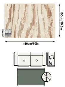 1pc Floor Mat/Rug (Rug, Carpet, Area Rug, Bath Mat, Bath Rug, Door Mat), Italian Modern Luxury High-End Abstract Texture Minimalist Art - Soft Faux Cashmere Rug, Bathroom, Kitchen, Doorway, Hallway, Bedside, Living Room, Bedroom, Etc., All-Season Machine Washable Floor Mat, Home Decor - Multicolor - View 14