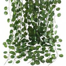 1/6/12/36 Pack Ivy Garland, Artificial Fake Ivy Leaves, Greenery, Hanging Vines, Plant Home Garden Decor, Poison Ivy Costume, Roses, Decorative Style, Party & Holiday Decor, Bedroom Accessories, Mother's Day Decor, Spring Decor, Valentine's Day - A - View 1