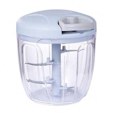 Nueva Trituradora de Verduras y Cebollas, Accesorios de Cocina, Picadora de Carne Manual de 500/900ML, Picadora de Ajo, Prensa de Ajo Giratoria
