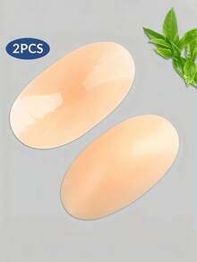2Pcs Self-Adhesive Silicone Invisible Shoulder Pads, Reusable Anti-Slip Shoulder Enhancer, Soft Breathable Shoulder Inserts For Women Men Blazer Shirts Dresses, Natural Square Shoulder Shape Accessory - Multicolor - View 4