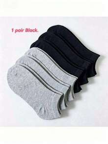 10/20 Pairs Unisex Boat Socks, Solid Color, Odor-Resistant, Summer Short Socks, Casual Low-Cut Socks, Gift Socks, Autumn/Winter/Spring/Summer Styles (20/12/10/6 Pcs) - Multicolor - View 6