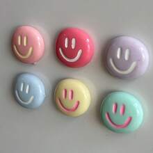 1/5/10/15pcs Cartoon Smiling Face Fridge Magnets, Suitable For Kitchen Decor And Home Decor, Cute Fridge Stickers, Whiteboard Magnetic Stickers, Decorative Fridge Magnets, Cute Office Kitchen Magnets, Kitchen Accessories - Multicolor - View 9
