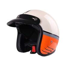 Casco de motocicleta modelo L07 3/4, diseño modular fabricado en material de resina ABS, casco de motocicleta unisex para todas las estaciones y duradero - Casco de tres cuartos 07 - Ver 11