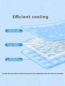 Extra-Large Pet Cooling Pad - Super Soft Sweat-Absorbing Surface | Instant Cooling Throughout The Day For Comfort | Keep Your Pet Cool All Summer! - Suitable For Small, Medium And Large Cats And Dogs - Multicolor - View 8