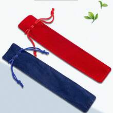 Funda para bolígrafo con cordón aleatorio de 1/5/10/20 piezas, previene arañazos, desgaste y abolladuras para bolígrafos, lápices ópticos o accesorios pequeños, adecuada para almacenar un solo bolígrafo, lápiz labial, brocha de maquillaje, joyas, unidad USB y otros artículos pequeños y delgados. Perfecta para uso diario, viajes o viajes de negocios, cumpleaños, aniversarios, vacaciones o regalos corporativos, temporada de regreso a la escuela - multicolor - Ver 4