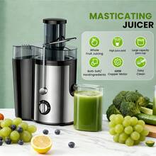 Multi-Functional Juicer, Fruit Juice Maker, Suitable For Vegetables And Fruits - Wide Feed Opening For Easy Juice Extraction, Easy To Clean, Space-Saving Design, Ideal Choice For A Healthy Lifestyle And Delicious Beverages, Christmas Gift - US A Type Plug(110-127V) - View 3