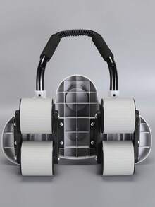 Automatic Rebound Ab Roller, Men And Women Abdominal Muscle Training Tool, Home Fitness Abdominal Workout - Grey - View 11
