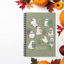Geisterpflanze Halloween Spiralnotizbuch, Halloween Tagebuch, Geister Tagebuch, Pflanzenliebhaber Tagebuch, Geister Notizbuch, Halloween, Fachnotizbuch Schulbedarf - 1BUCH - Übersicht 5