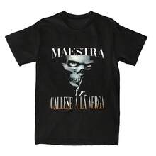 Calacas Chidas para mujer, camisetas con estampado de gimnasio, Todo Sea Por Las Senoras, camiseta de calle de verano de Hip Hop, ropa informal Harajuku para mujer - Multicolor - Ver 1