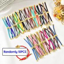 1pc Colorful Life Tree DIY Bracelet Cord Braided Double Circle Bracelet Accessory Suitable For Connector Pendant Bracelet Jewelry Making Material - Multicolor - View 7