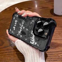 Debido a la oferta Carcasa celular diseño moderno con protección completa contra caídas y rasgos, apta para múltiples modelos móviles como serie  5 hasta  17 Pro Max incluyendo Mini, Plus, Pro, Pro Max y 16e,  Galaxy serie A y S con A03,A04,A04e,A05,A06,A12,A15,A22,A32,A34,A35,A54,A55,S23,S24 Ultra, celulares  Moto G52,G54,G84, dispositivos  Poco C40,C65,M5s,M6 Pro 4G,X5,X6,X6 Pro y Redmi 9A,A3,Note 11 4G, funda cómoda duradera ideal para uso cotidiano personal - Negro - Ver 4