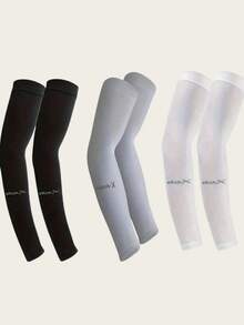 3/2/1 Pack UV Protection Arm Sleeves - Cooling, Compression, Tattoo Cover - Suitable For Men - Multicolor - View 1